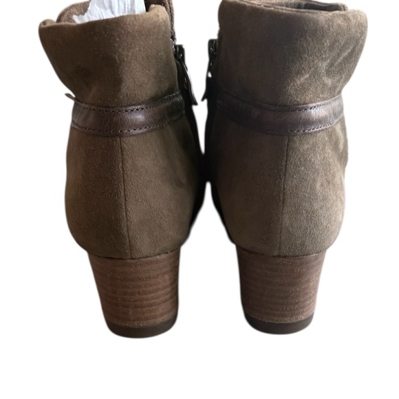 Bussola Brown Taupe Ankle Booties Size 8.5 - Picture 3 of 9
